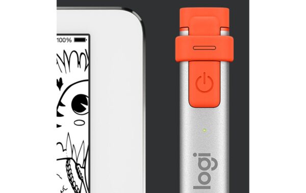 Logitech Apple Pencil silber - orange