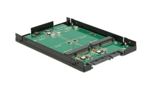 Delock 62594 2.5 Konverter SATA 22 Pin mSata mit Raid Gehäuse kaufen Schweiz | Mediatech.ch