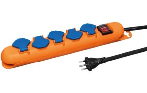 STEFFEN STEBA STRONG Steckerleiste 5xT13 Steckdosen quer, IP44, Kein Kindschutz, 3m kaufen Schweiz | Mediatech.ch