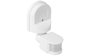 STEFFEN Bewegungsmelder IR Flex 180° weiss 2-12m, 10Sek-7min, <10-2000lx, 1200W, IP44 kaufen Schweiz | Mediatech.ch