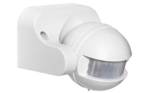 STEFFEN Bewegungsmelder IR Globe 180° weiss 12m, 10Sek-7min, <10-2000lx, 1200W, IP44