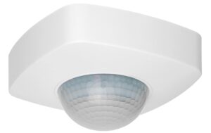 STEFFEN Bewegungsmelder IR Quad 360° weiss 2-16m, 10Sek-10min, <10-2000lx, 2000W, IP44