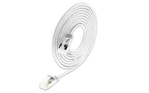 Slim Wirewin Patchkabel: U/FTP, 50cm, weiss Cat.6A, LSOH, Klinke nicht brechbar, 3.8mm