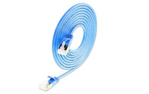 Slim Wirewin Patchkabel: U/FTP, 1.5m, blau Cat.6A, LSOH, Klinke nicht brechbar, 3.8mm
