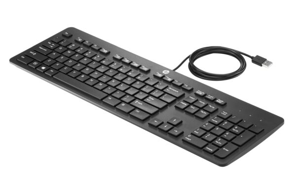 826072 - Mediatech HP Tastatur Slim Business,USB,Swiss,Schwarz USB-A Stecker