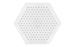 Creativ Company Steckplatten-Set Medium 10 Stück, Sechseck 7.5 cm