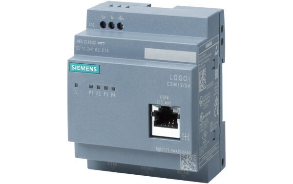 Siemens LOGO! 8 Kommunikation CSM 12/24 Compatc Switch Module, 4-Port, 12/24V DC