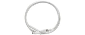 Axing Antennenkabel, 3.75m, hochgeschirmt Antennenstecker gerade, 75 Ohm, weiss kaufen | Mediatech.ch