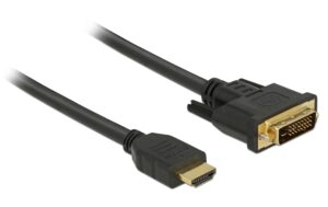 Monitorkabel DVI zu HDMI,2560x1600, 2m DVI(24+1) Stecker zu HDMI-A,bidirektional