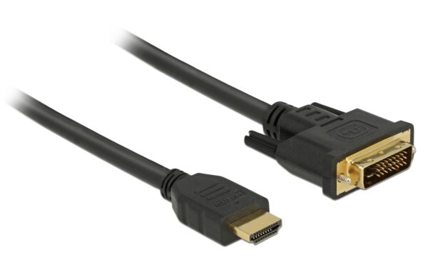 Monitorkabel DVI zu HDMI,2560x1600, 2m DVI(24+1) Stecker zu HDMI-A,bidirektional