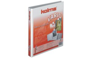Kolma Zeigebuch Vario A4 Universal 4 Ring-Mechanik Füllhöhe 2 cm, weiss