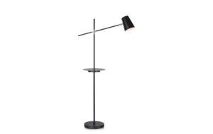 MARKSLOIJD Linear 1L Leseleuchte Schwarz 107307, exkl. 1x E14 40W, Ein/Aus-Schalter