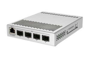 831575 - Mediatech MikroTik CRS305-1G-4S+IN: L3 Smart Switch 4xSFP+ 10Gbps, 1x 1Gbps RJ-45, OS L5, 2x NT kaufen Schweiz | Mediatech.ch