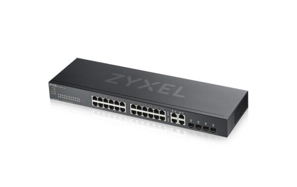 ZyXEL GS1920-24v2, Web-Managed, Gigabit 24x 10/100/1000, 4x Combo für SFP kaufen Schweiz | Mediatech.ch
