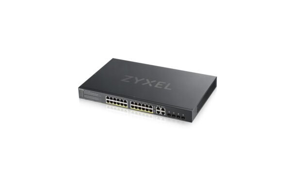 ZyXEL GS1920-24HPv2, PoE+, Web-Managed 24x 10/100/1000, 4x Combo für SFP kaufen Schweiz | Mediatech.ch