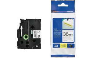 Brother P-touch Schriftban TZe-S261, TZ-Band stark klebend, schwarz auf weiss, 36mm, 8m