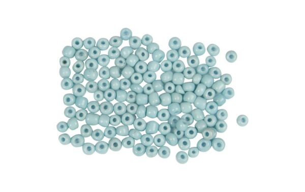 Creativ Company Rocailles Glasperlen türkis, 25 g, D: 3 mm, Loch D: 0.6-1 mm