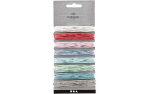 Creativ Company Baumwollkordel 1 mm 8 Stück à 5 m, sortierte Farben