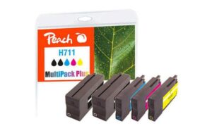 838724 - Mediatech Peach Tinte HP No 711 MultiPack Plus, bk, c 2x41, 3x32ml, 2x1430, 2630, 2195, 1885 S. kaufen Schweiz | Mediatech.ch