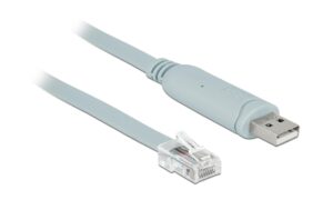 841707 - Mediatech Delock USB zu RJ-45 Konsolenkabel, 1m RS-232, Kompatibel mit Cisco Geräten, grau kaufen Schweiz | Mediatech.ch