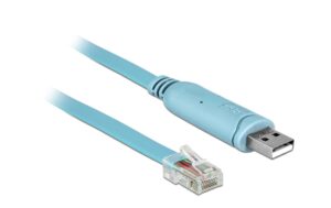 Delock USB zu RJ-45 Konsolenkabel, 3m RS-232, Kompatibel mit Cisco Geräten, blau kaufen Schweiz | Mediatech.ch