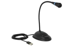 Delock USB Microphon mit Mute+On/Off Taste 1.7m verdrehsicherers USB-Kabel kaufen Schweiz | Mediatech.ch