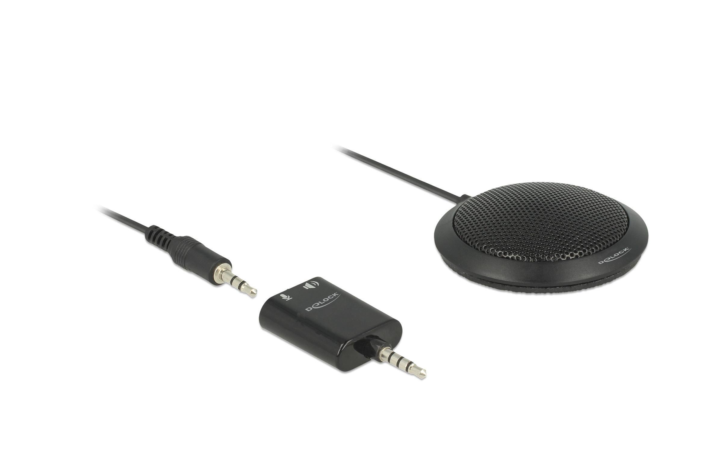 Delock USB Tischmikrophon für Konferenz 3.5 mm Klinkenstecker kaufen Schweiz | Mediatech.ch