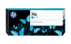 HP Tinte Nr. 746 Cyan (P2V80A) 300 ml