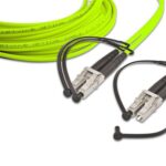 Lightwin LWL HQ Duplex Patchkabel, 0.5m Multimode, 50/125µm, LC-LC, OM5