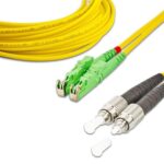 Lightwin LWL Duplex Patchkabel, 10.0m Singlemode 9/125µm, E2000/APC-FC, OS2
