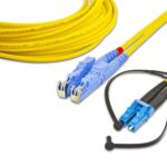 Lightwin LWL HQ Duplex Patchkabel, 1m Singlemode 9/125µm, E2000-LC, OS2