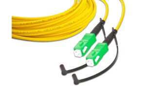 Lightwin LWL HQ Simplex Patchkabel, 5m Singlemode 9/125µm, SC/APC-SC/APC, OS2