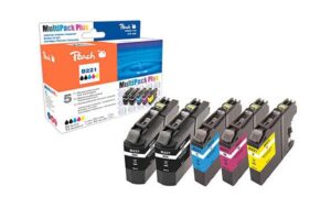 Peach Tinte Brother LC-221 Multipack je 1x bk, c, y, m + 1x bk gratis kaufen Schweiz | Mediatech.ch
