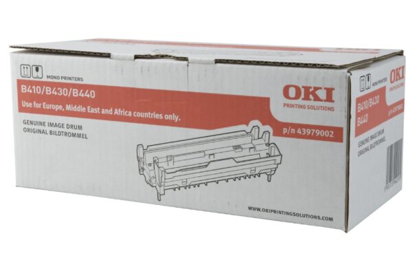 OKI Bildtrommel 43979002, schwarz zu B410/430/440,Lebensdauer:ca 19'800 Blatt