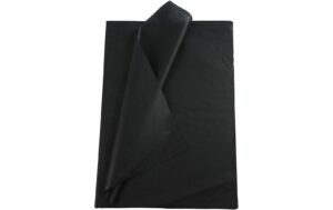 Creativ Company Seidenpapier 50 x 70 cm schwarz, 25 Blatt, 14 g