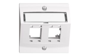 854653 - Mediatech Feller Montageset EDIZIOdue freenet 2-fach leer, Einsatz weiss kaufen Schweiz | Mediatech.ch