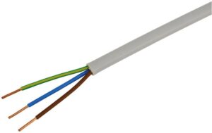 Installationskabel TT FE0 3x 1.5mm2 halogenfrei 50m grau