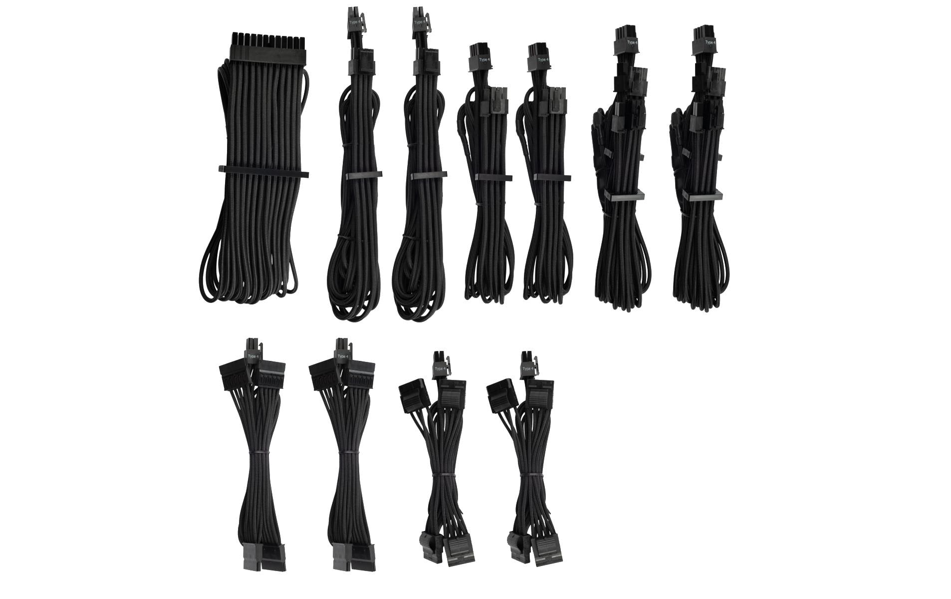 Netzteil Zubehör Corsair Pro Kit Typ 4 Gen4 Premium Netzteilkabel kaufen Schweiz | Mediatech.ch