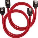 Netzteil Zubehör Corsair SATA, 60 cm rot Premium SATA-Kabel, 6 Gbps