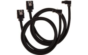 Netzteil Zubehör Corsair SATA, 60 cm black Premium SATA-Kabel, 6 Gbps, rechtwinklig