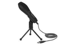 Delock USB Microphon mit Tischständer 1.35m USB-Kabel, schwarz kaufen Schweiz | Mediatech.ch