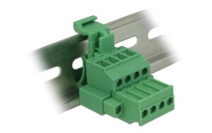Delock Terminalblock Set für Hutschienen 4 Pin Terminalblock mit Schraubverriegelung kaufen Schweiz | Mediatech.ch