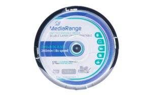 MediaRange DVD+R 8.5GB Double Layer, print 10er Spindel, 8-fach kaufen Schweiz | Mediatech.ch