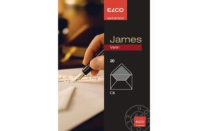 Elco Couvert James Velin C6 20 Stück, mit Büttenrand und Wasserzeichen