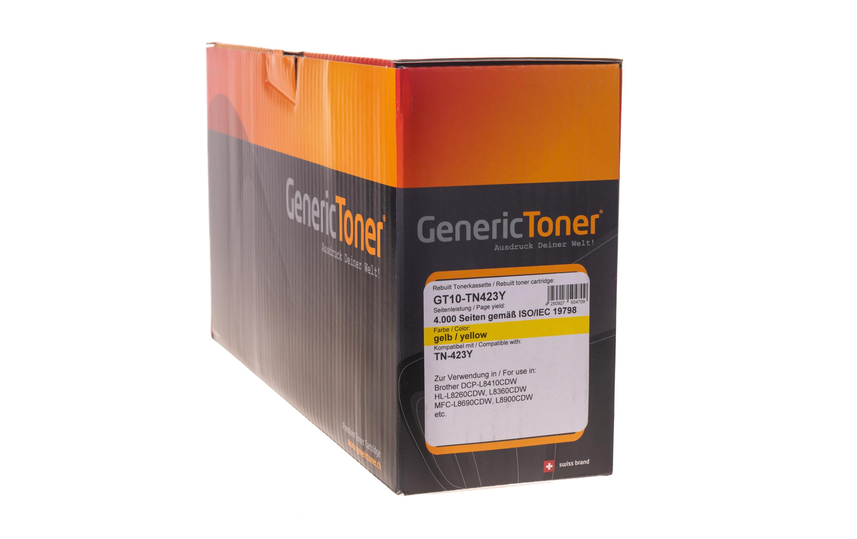 864636 - Mediatech GenericToner Toner Brother TN423Y 4'000 Seiten, yellow
