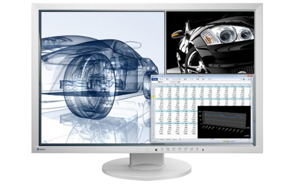 EIZO EV2430W-Swiss Edition 24.1 grau 1920x1200, 16:10, 14ms, DP, DVI, VGA, 300cd kaufen Schweiz | Mediatech.ch