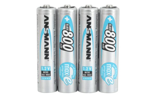Ansmann Akku AA NiMH 800 mAh 1.2V 4er maxE