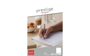 Elco Block Prestige A5 neutral 80g 50 Blatt, FSC, mit Lösch- und Linienblatt