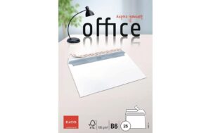 Elco Office Couvert B6 weiss Inhalt à 25 Couvert, ohne Fenster