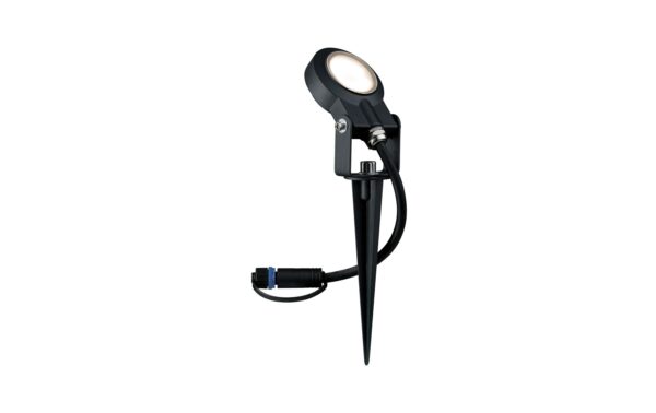 869412 - Mediatech Paulmann Gartenspot 6W 520lm 3000K IP67, 100°, 24V, Schwarz